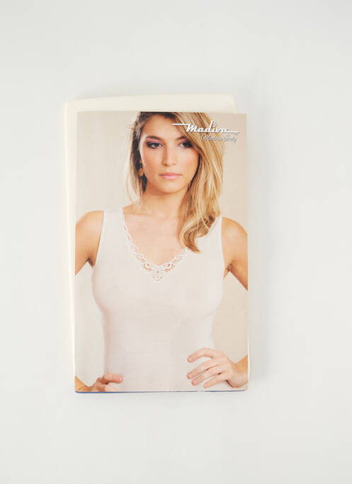 Top/Caraco beige MADIVA pour femme