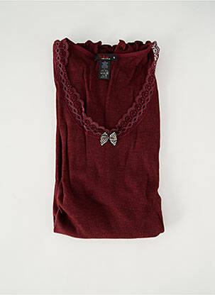 Top/caraco tissage jersey violet MADIVA femme