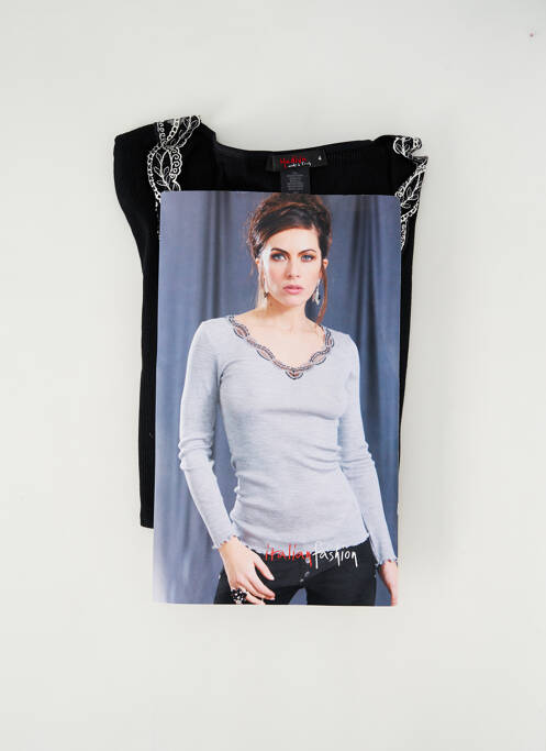 Top/Caraco noir MADIVA pour femme