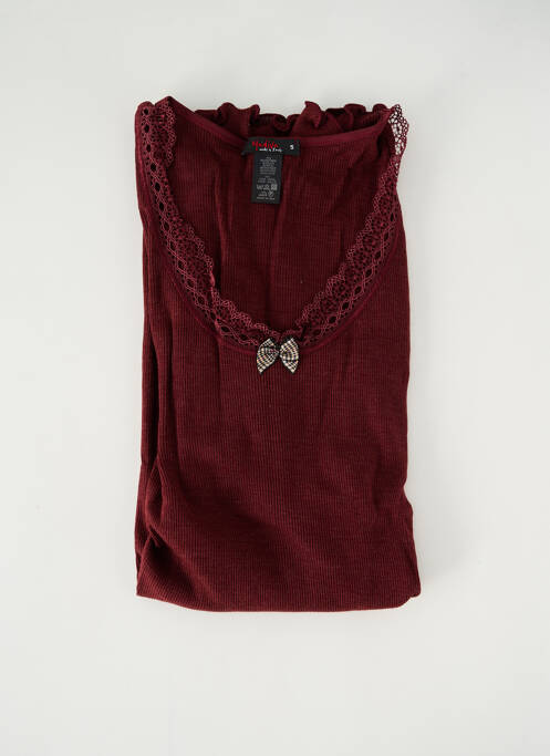 Top/Caraco violet MADIVA pour femme