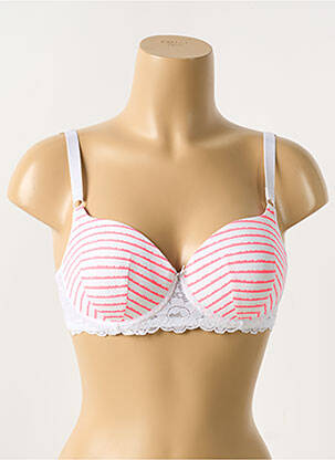 Soutien-gorge effet matière satinée haut soutien-gorge emboitant blanc PASSIONATA femme
