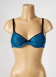 Soutien-gorge effet matière satinée haut soutien-gorge moulé vert PASSIONATA femme