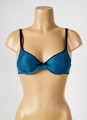 Soutien-gorge effet matière satinée haut soutien-gorge moulé vert PASSIONATA femme