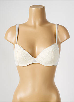 Soutien-gorge effet matière satinée haut soutien-gorge push-up beige PASSIONATA femme