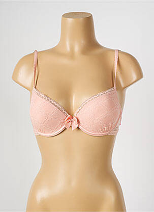 Soutien-gorge effet matière satinée haut soutien-gorge push-up rose PASSIONATA femme