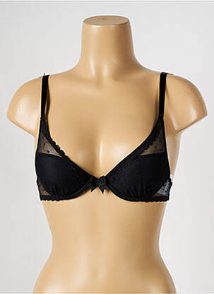 Soutien-gorge effet matière satinée haut soutien-gorge push-up noir PASSIONATA femme