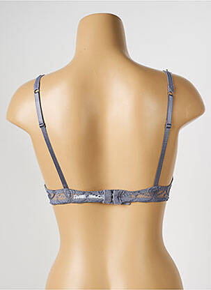 Soutien-gorge effet matière satinée haut soutien-gorge push-up gris PASSIONATA femme
