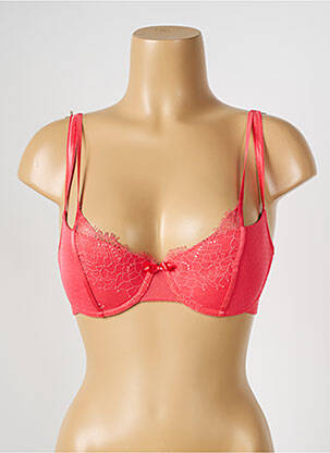 Soutien-gorge effet matière satinée haut soutien-gorge avec mousse de rembourrage amovible rose PASSIONATA femme