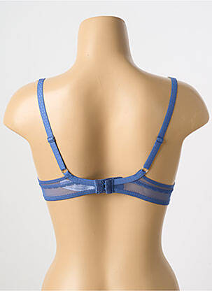 Soutien-gorge effet matière satinée haut soutien-gorge push-up bleu PASSIONATA femme