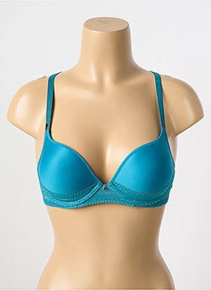 Soutien-gorge effet matière satinée haut soutien-gorge push-up vert PASSIONATA femme