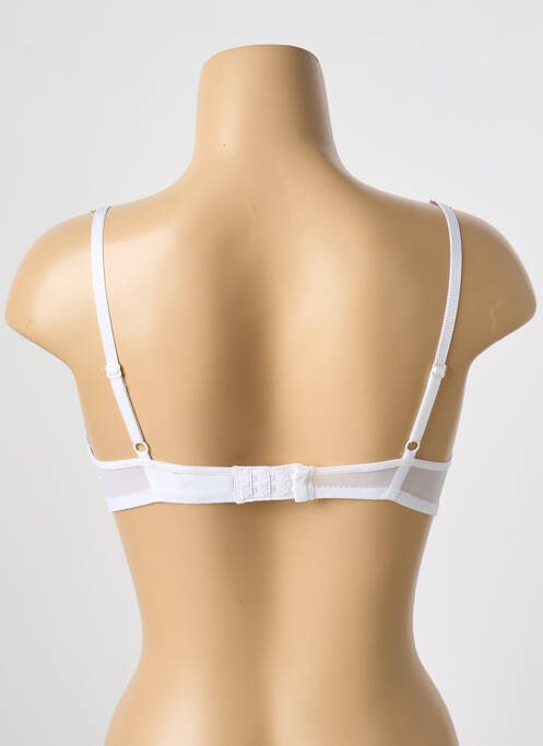 Soutien-gorge effet matière satinée haut soutien-gorge push-up blanc PASSIONATA femme