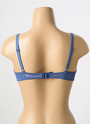 Soutien-gorge effet matière satinée haut soutien-gorge emboitant bleu PASSIONATA femme