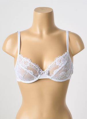 Soutien-gorge effet matière satinée blanc PASSIONATA femme
