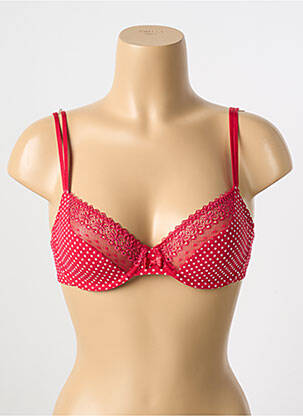 Soutien-gorge effet matière satinée haut soutien-gorge emboitant rouge PASSIONATA femme