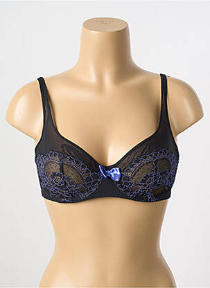 Soutien-gorge effet matière satinée haut soutien-gorge emboitant noir PASSIONATA femme