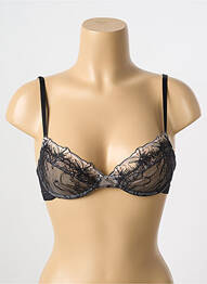 Soutien-gorge effet matière satinée haut soutien-gorge emboitant noir PASSIONATA femme
