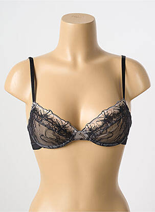 Soutien-gorge effet matière satinée haut soutien-gorge emboitant noir PASSIONATA femme