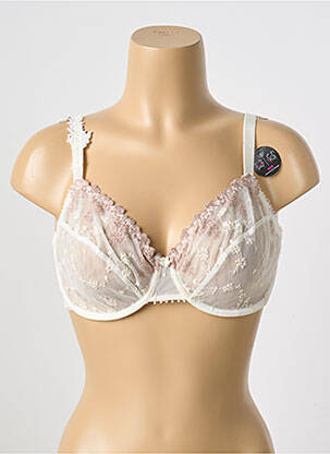 Soutien-gorge légère et transparente haut soutien-gorge emboitant blanc PASSIONATA femme