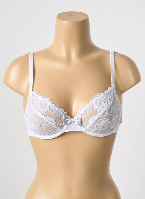 Soutien-gorge effet matière satinée blanc PASSIONATA femme