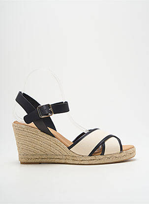 Sandales/nu pieds matière lisse talon de 7 à 9cm beige GEORGIA ROSE femme