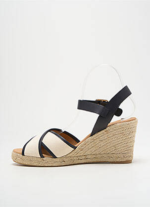 Sandales/nu pieds matière lisse talon de 7 à 9cm beige GEORGIA ROSE femme