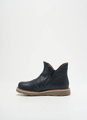 Bottines/boots tissage satiné bout rond bleu EL NATURALISTA enfant