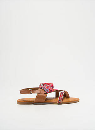 Tongs chiquet chiquet marron NA! fille