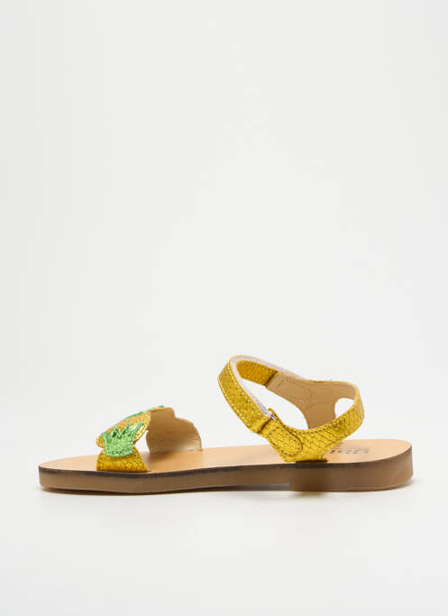 Sandales/Nu pieds jaune UBIK pour fille
