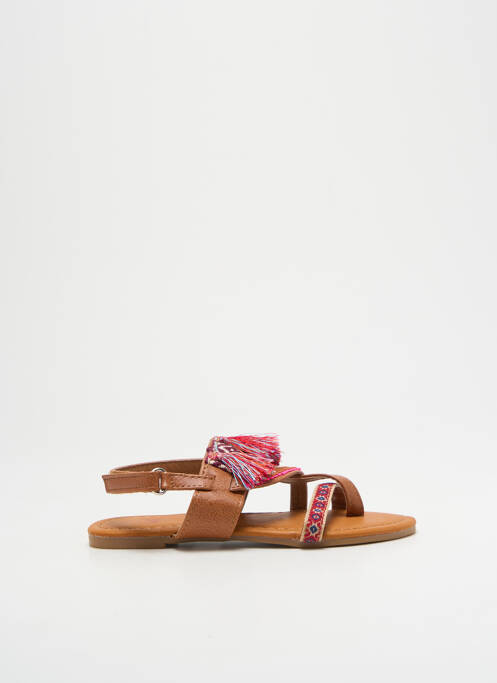 Tongs marron NA! pour fille