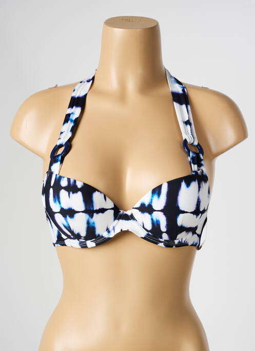 Haut de maillot de bain bleu AUBADE femme