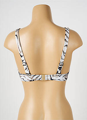 Haut de maillot de bain stretch haut soutien-gorge emboitant blanc AUBADE femme