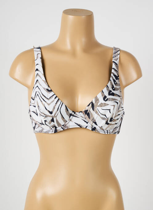 Haut de maillot de bain blanc AUBADE femme