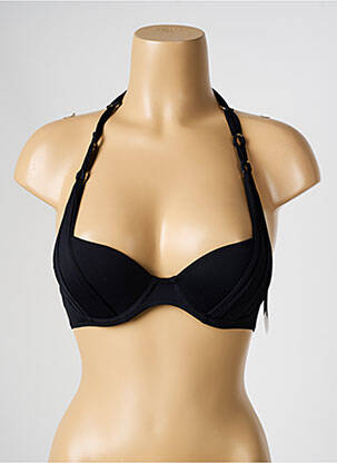 Haut de maillot de bain stretch haut soutien-gorge moulé noir AUBADE femme