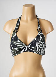 Haut de maillot de bain fermeture liens à nouer haut soutien-gorge avec mousse de rembourrage amovible vert AUBADE femme
