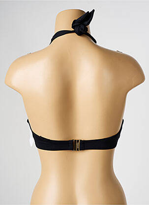 Haut de maillot de bain fermeture liens à nouer haut soutien-gorge avec mousse de rembourrage amovible noir AUBADE femme