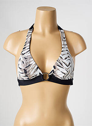 Haut de maillot de bain stretch haut triangles noir AUBADE femme