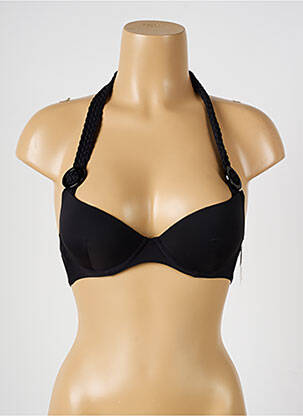 Haut de maillot de bain stretch haut soutien-gorge push-up noir AUBADE femme