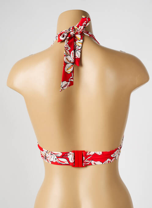Haut de maillot de bain rouge AUBADE femme