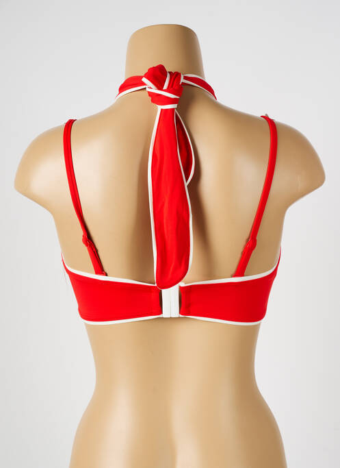 Haut de maillot de bain rouge AUBADE femme