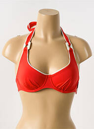 Haut de maillot de bain haut soutien-gorge emboitant haut soutien-gorge emboitant rouge AUBADE femme
