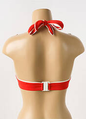 Haut de maillot de bain rouge AUBADE pour femme seconde vue