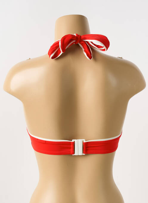 Haut de maillot de bain rouge AUBADE femme