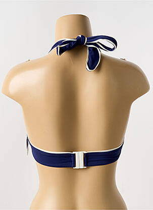 Haut de maillot de bain stretch haut soutien-gorge balconnet bleu AUBADE femme