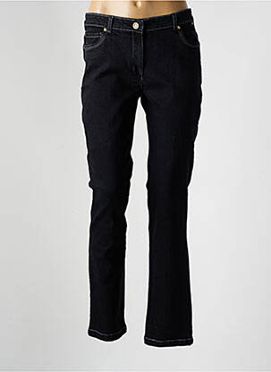 Jeans coupe slim stretch taille normale noir AGATHE & LOUISE femme