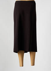 Jupe mi-longue marron GEVANA pour femme seconde vue