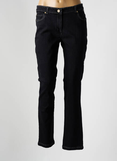 Jeans coupe slim stretch taille normale noir AGATHE & LOUISE femme
