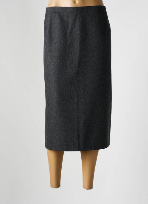 Jupe mi-longue gris JEAN GABRIEL pour femme