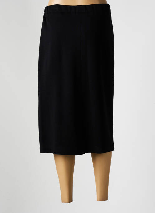 Jupe mi-longue noir FASHION COLLECTION pour femme