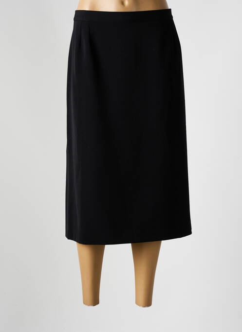 Jupe mi-longue noir GEVANA pour femme