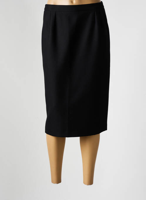 Jupe mi-longue noir GEVANA pour femme